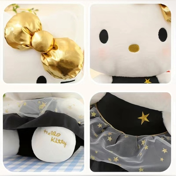 Hello Kitty “Golden Stars” Special Edition Plush(Free HK necklace with purchase) - Picture 4 of 4